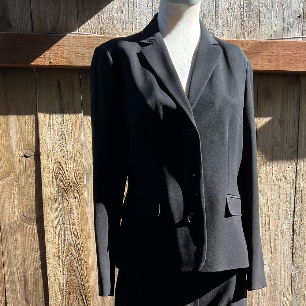 Calvin Klein, suit jacket/blazer, black, size 6.